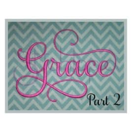Grace 2 Embroidery Font Set – 2″, 3″, 4″