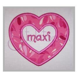 Heart Applique Frame