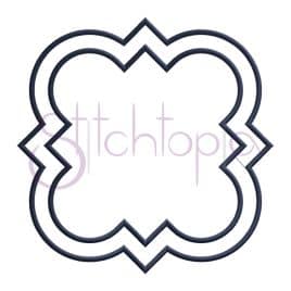 Quatrefoil Double Frame