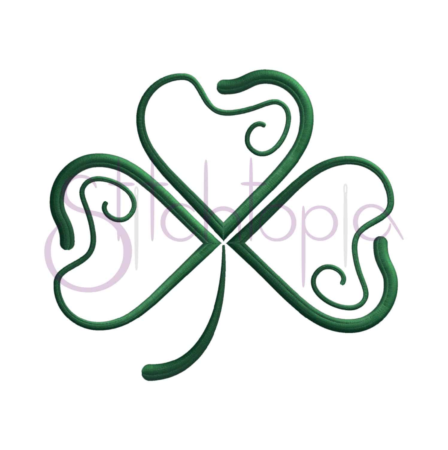 Shamrock Embroidery Design Stitchtopia