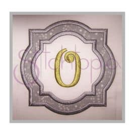 Quatrefoil Applique Frame