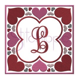 Square Clover Heart Embroidery Frame