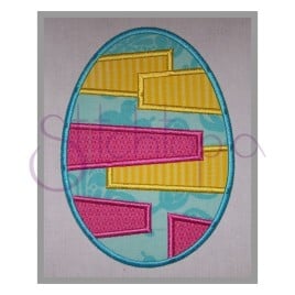 Easter Egg Applique Design – Trapezoid