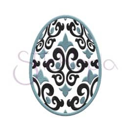 Easter Egg Embroidery Design – Damask
