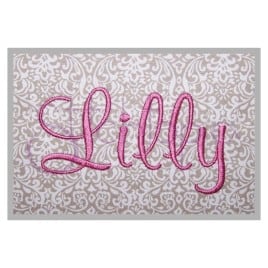 Lilly Embroidery Font Set – 1″, 2″, 3″