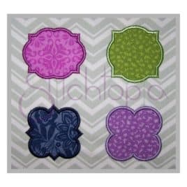 Mini Applique Set – Quatrefoil