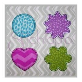 Mini Applique Set – Shapes