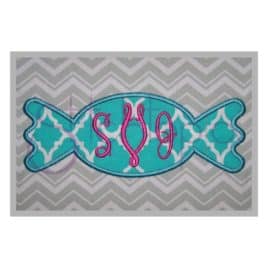 Candy Applique Design – Oval