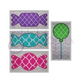 Candy Applique Set