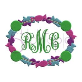 Candy Embroidery Frame – Oval