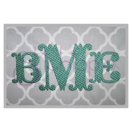 Formal Monogram Set – 1″, 1.5″, 2″, 2.5″, 3″