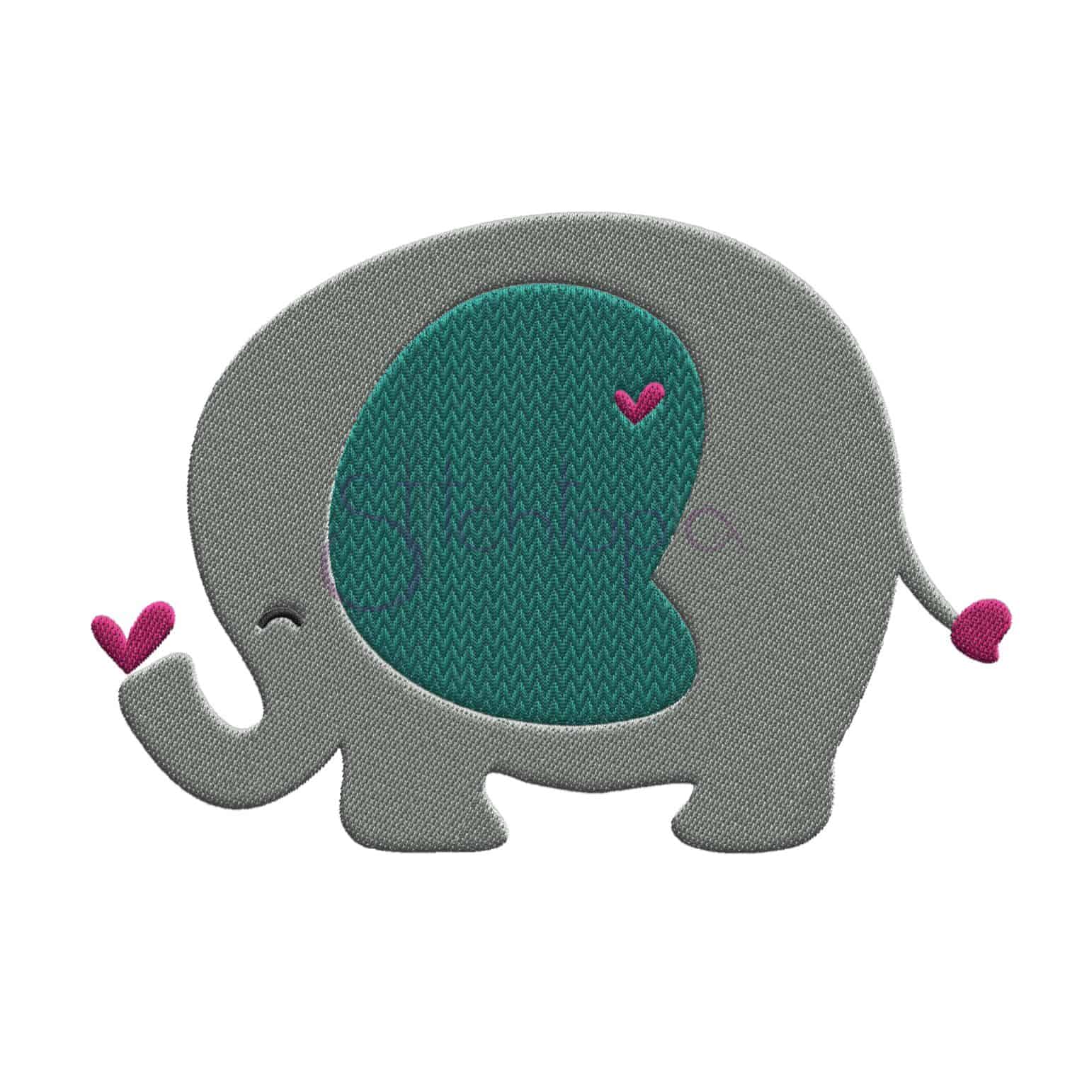 Elephant Embroidery Design Stitchtopia