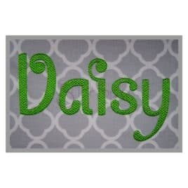 Daisy Embroidery Font Set – 3″ 4″ 5″ 6″