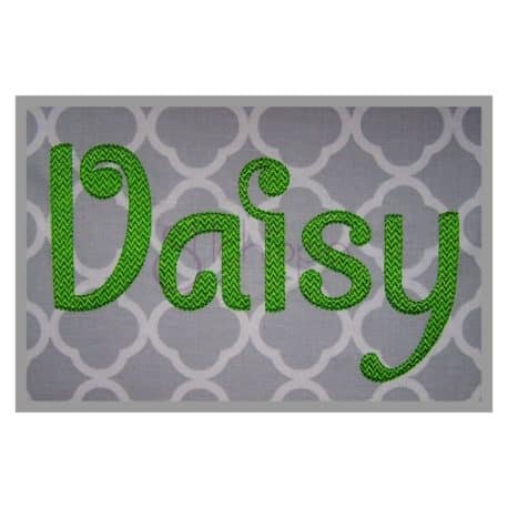 Stitchtopia Daisy Embroidery Font Set - Large