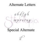 Emily Embroidery Font - 1" 2" 3" - Image 3