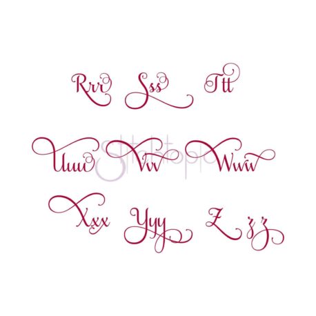 Grace Embroidery Font #1 - 1