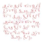 Grace Embroidery Font #2 - 1