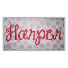 Harper Embroidery Font Set – 1″, 2″, 3″ – Happy Day Font