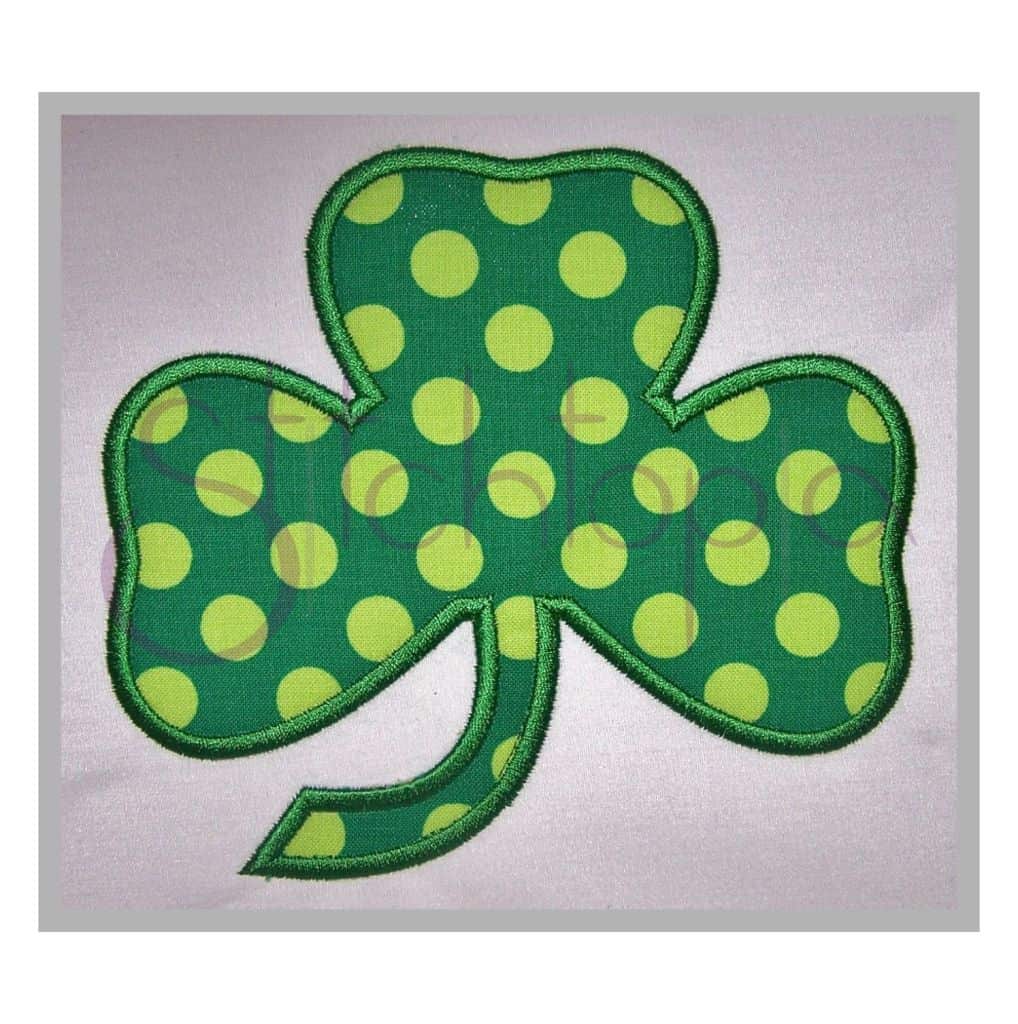 Shamrock Applique Design - Stitchtopia