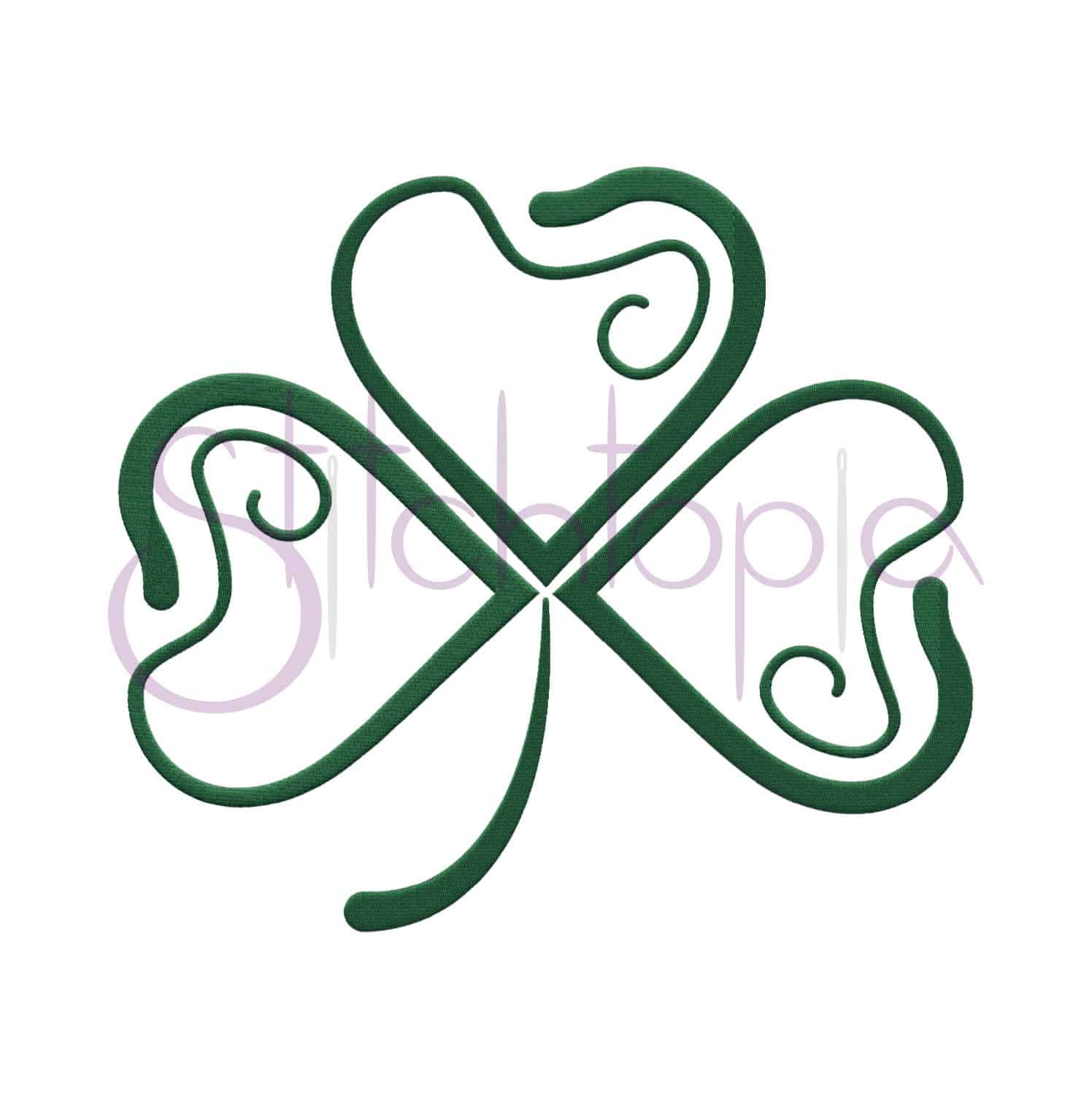 Shamrock Embroidery Design Stitchtopia