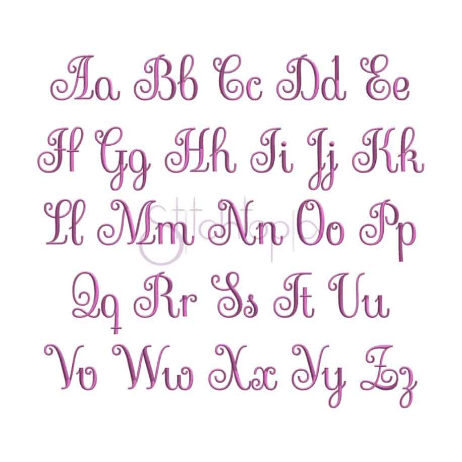 Sprinkles Embroidery Font Set - 1