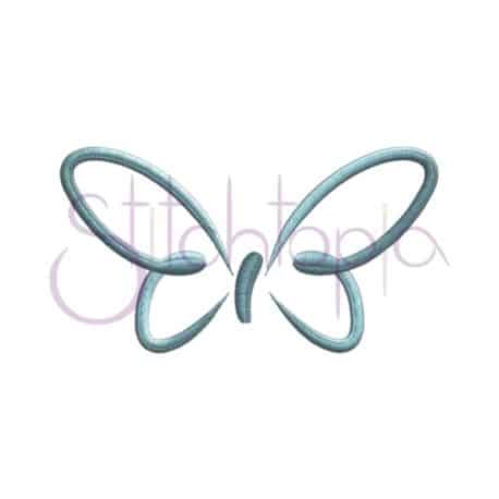 Stitchtopia Butterfly Embroidery Design
