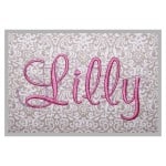 Lilly Embroidery Font Set - 1", 2", 3"