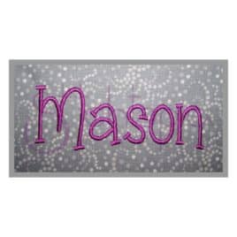 Mason Embroidery Font Set – 1″, 2″, 3″