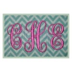 Elegant Embroidery Monogram - 1" 1.5" 2" 2.5" 3"