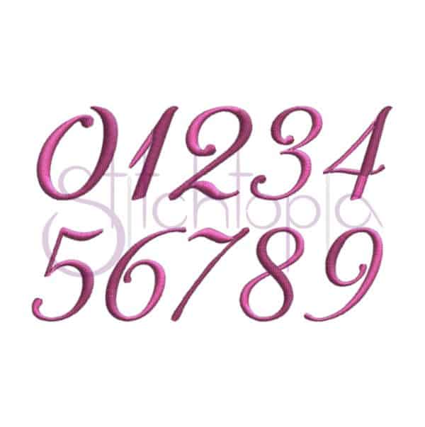 Emily Numbers Set - 6 sizes - Stitchtopia