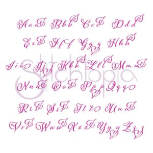Hope Embroidery Font #1 - 4" 5" 6" - Image 2