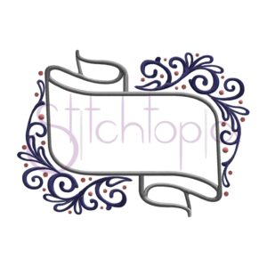 Swirl Banner Embroidery Frame - Image 2