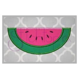 Watermelon Slice Applique Design