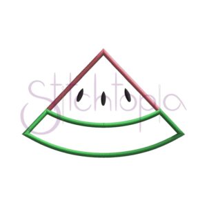 Watermelon Wedge Applique Design - Image 2