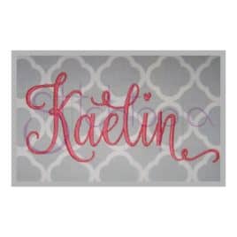 Kaelin Embroidery Font #1 – 4″ 5″ 6″