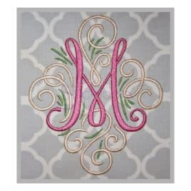 digital monogram font