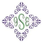 Damask Diamond Embroidery Frame