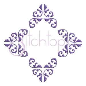 Damask Diamond Embroidery Frame - Image 2