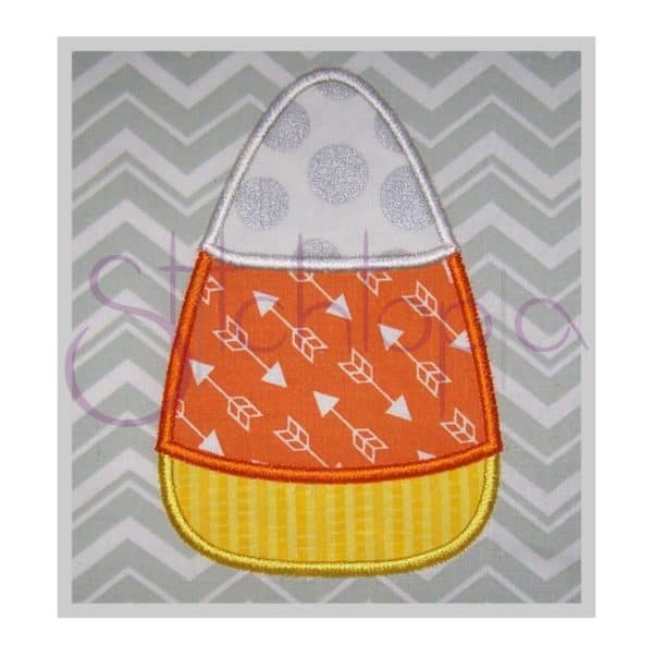 Halloween Candy Corn Applique Design - Stitchtopia