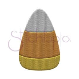 Halloween Candy Corn Embroidery Design