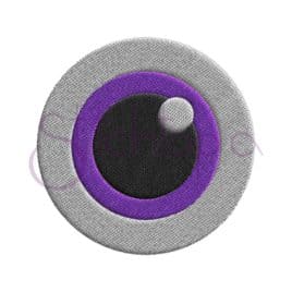 Halloween Eyeball Embroidery Design