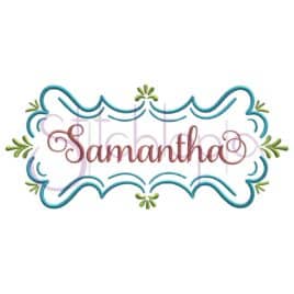 Fancy Accent Embroidery Frame