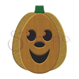 Halloween Jack O’ Lantern Embroidery Design #2