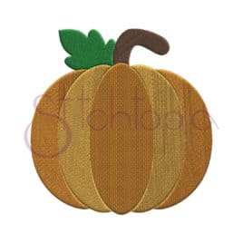 Pumpkin Embroidery Design #1