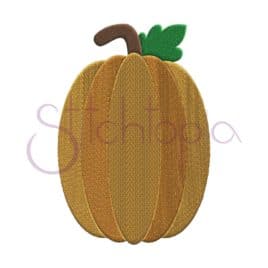 Pumpkin Embroidery Design #2