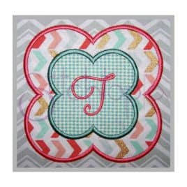 Clover Applique Frame – 2 fabric