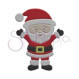 Christmas Santa Embroidery Design