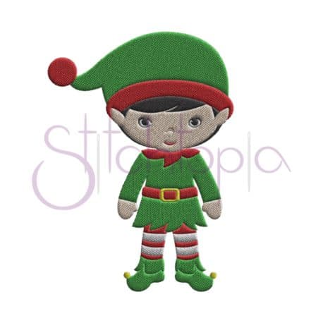 Stitchtopia Elf Boy Embroidery Design