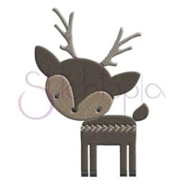Forest Animals Deer Embroidery Design
