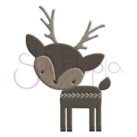Stitchtopia Forest Animals Deer Embroidery Design